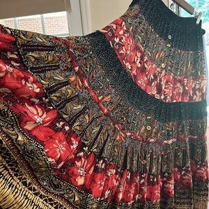 Carole Little ladies skirt, multi colored tiered skirt, very flattering.  Size M